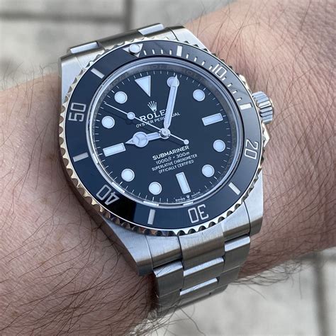 2021 rolex submariner no date|rolex submariner 124060 thickness.